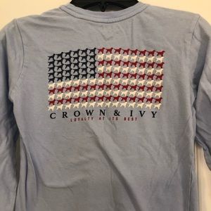 Boy crown and ivy long sleev